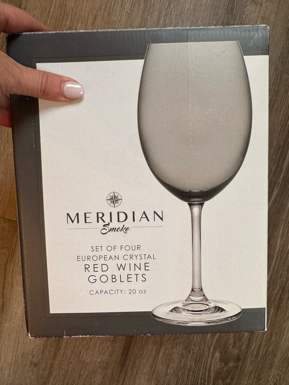Smoke Red Wine Goblets - Set of 4